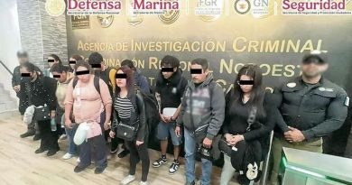 ASEGURAN EN AEROPUERTO 165 KILOS DE COCAÍNA; DETIENEN A 11