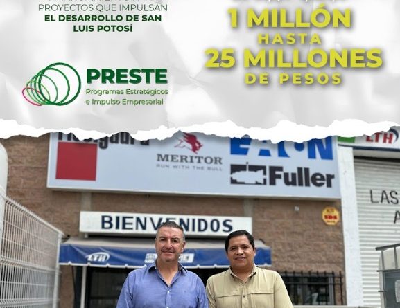 GOBIERNO DEL ESTADO IMPULSA LA INDUSTRIA CON CRÉDITO DE 2.5 MILLONES