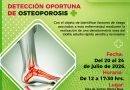OFICIALÍA MAYOR OFRECERÁ DETECCIÓN GRATUITA DE OSTEOPOROSIS
