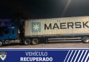 Policía de la Capital localiza tractocamión con reporte de robo