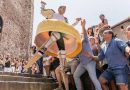 RIESGO Y TRADICIÓN: ASÍ ES EL BAILE DE LOS DANZADORES DE ANGUIANO SOBRE ZANCOS