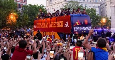 SELECCIÓN DE ESPAÑA RECORRE CALLES DE MADRID PARA CELEBRAR SU TRIUNFO EN EL MUNDIAL 2026