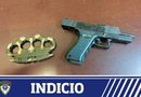 Policía de la Capital detiene a hombre con un arma prohibida en Villas del Saucito