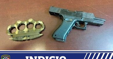 Policía de la Capital detiene a hombre con un arma prohibida en Villas del Saucito
