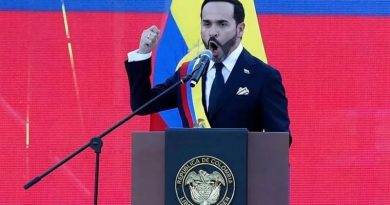 ABELARDO DE LA ESPRIELLA JURA COMO PRESIDENTE DE COLOMBIA CON LA SEGURIDAD COMO PRIORIDAD