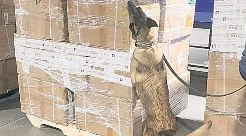 ASEGURAN DOS MILLONES DE CIGARROS PIRATAS EN EL AICM