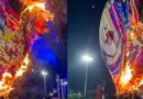 GLOBO SE INCENDIA DURANTE SU ELEVACIÓN EN EL FESTIVAL DEL GLOBO DE TAHMEK