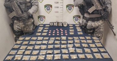 Policía de la Capital realiza importante aseguramiento de droga en el sector norte