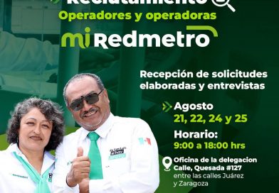 REDMETRO ABRE RECLUTAMIENTO DE OPERADORES PARA NUEVA RUTA EN RIOVERDE