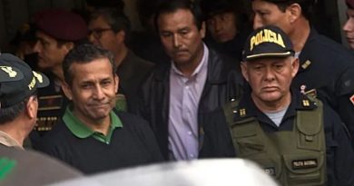 ORDENAN LIBERAR A EXPRESIDENTE PERUANO HUMALA TRAS ANULARSE CASO POR LAVADO DE DINERO