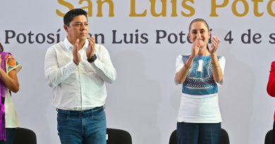 RICARDO GALLARDO ACOMPAÑA A CLAUDIA SHEINBAUM EN SU SEGUNDO INFORME ANTE 21 MIL POTOSINAS Y POTOSINOS