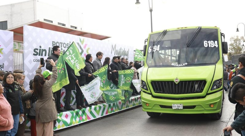 EL GOBERNADOR RICARDO GALLARDO TERMINA CON EL REZAGO DEL TRANSPORTE PÚBLICO EN SLP