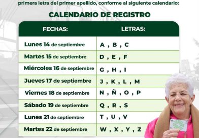 DEL 14 AL 22 DE SEPTIEMBRE ES EL REGISTRO PARA TRANSPORTE GRATUITO EN LA ZONA METROPOLITANA