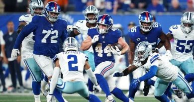 GIGANTES PEGAN PRIMERO Y SOMETEN A DALLAS EN EL ARRANQUE DE LA TEMPORADA