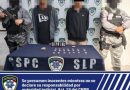Policía de la Capital asegura a dos personas por presuntos delitos contra la salud
