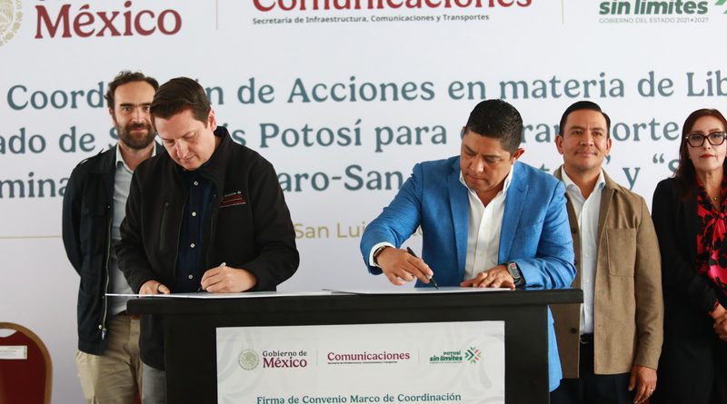 EL GOBERNADOR RICARDO GALLARDO CONSOLIDA LLEGADA DEL TREN DE PASAJEROS A SAN LUIS POTOSÍ