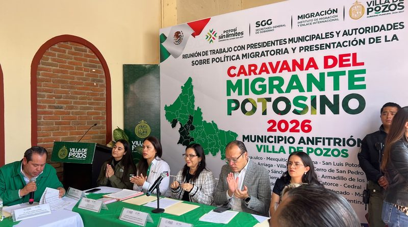 PROTECCIÓN CIVIL ESTATAL PARTICIPARÁ ACTIVAMENTE EN LA SEXTA CARAVANA DEL MIGRANTE POTOSINO 2026