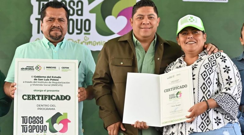 GRACIAS A LAS GESTIONES DEL GOBERNADOR RICARDO GALLARDO, SAN LUIS POTOSÍ RECIBIRÁ 23 MIL 500 MDP EN CRÉDITOS PARA VIVIENDA