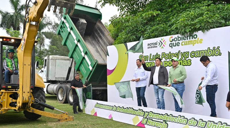 EL GOBERNADOR RICARDO GALLARDO LLEVA OBRAS VIALES, DEPORTIVAS Y CERTEZA PATRIMONIAL A LA HUASTECA Y REGIÓN MEDIA