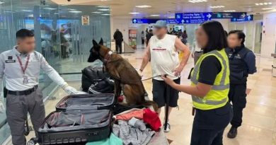 DECOMISAN 10 KILOS DE COCAÍNA OCULTOS EN UNA MALETA EN EL AEROPUERTO DE CANCÚN