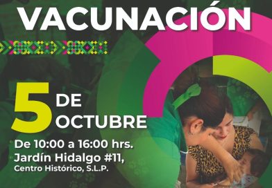 JORNADA DE VACUNACIÓN PROTEGERÁ A NIÑAS, NIÑOS Y ADOLESCENTES