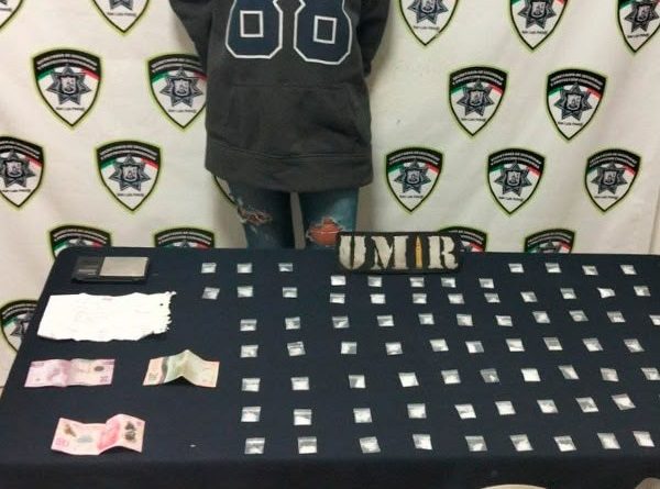 Policía de la Capital detiene a mujer con 86 dosis de cristal en Abastos